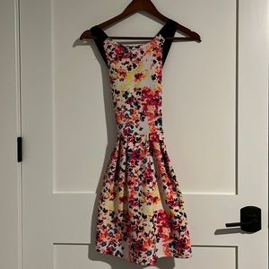 Stretchy colorful summer dress